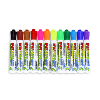 12 Plumones Para Pizarrón Pintarrón Shely