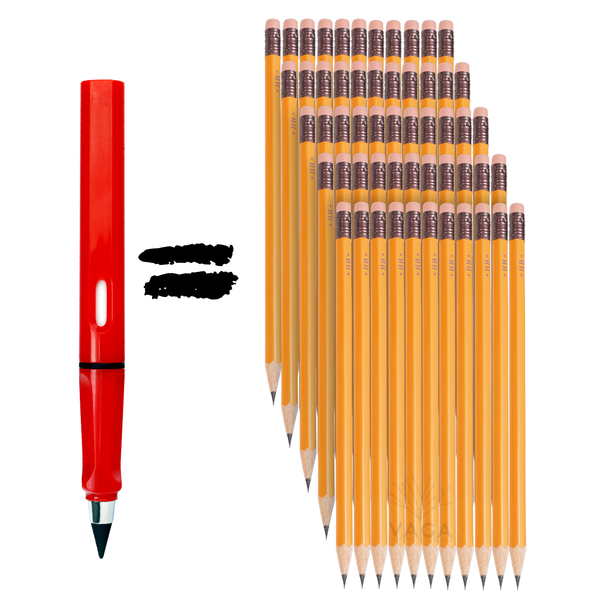 El lápiz infinito que nunca se gasta
