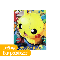 Memorama Infantil Pokémon 20 Pares + 1 Rompecabezas
