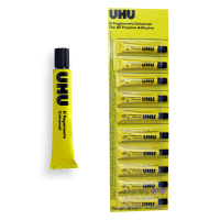 10 Piezas Pegamento Uhu Universal Tubo 7 M