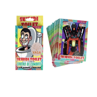 40 Cartas De Combate Skibidi Toilet + 1 Rompecabezas