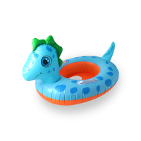 Inflable Flotador Salvavidas Dinosaurio Azul Bebé Infantil