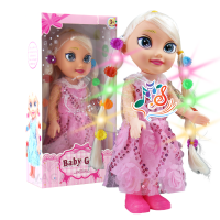 Muñeca Baby Girl Cabello Luminoso Musical
