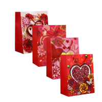 12 Bolsas De Regalo San Valentin Dia Del Amor Y La Amistad