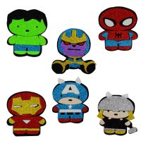 6 Figuras De Fomi Avengers Iron Man Hulk Thor Decorativas