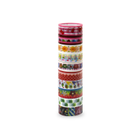 Cinta Adhesiva Diurex De Dibujo Paquete 10 Piezas Colores