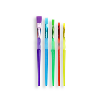 5 Pincel Mediano Cerdas En Plano Angulo Dibujo Brochas Yh-59