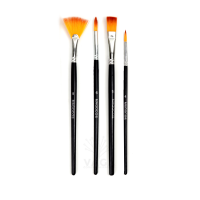 4 Pinceles Escolares Suaves Paint Plano Abanico Brush Yh-61