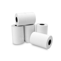 5 Rollos Papel Térmico 55 X 38 Mm Terminal Bancaria