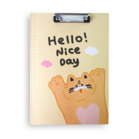 Tabla Sujeta Papel Tamaño Carta A4 Con Broche Kawaii