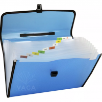Carpeta Expandible Lisa Tamaño Oficio Con Solapa Wjd-36c