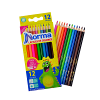 12 Lápices De Colores Intenso Profesional Norma