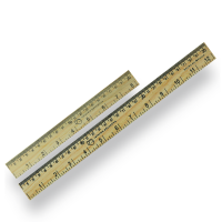 Set 2 Reglas Madera 20 Y 30 Cm Madera