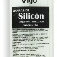 1 Kg Barras De Silicón Vigo Delgado Blanco 7mm X 25cm Blanco