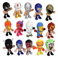 Set 5 Luchadores Juguete Plastico Lucha Libre Mexicana
