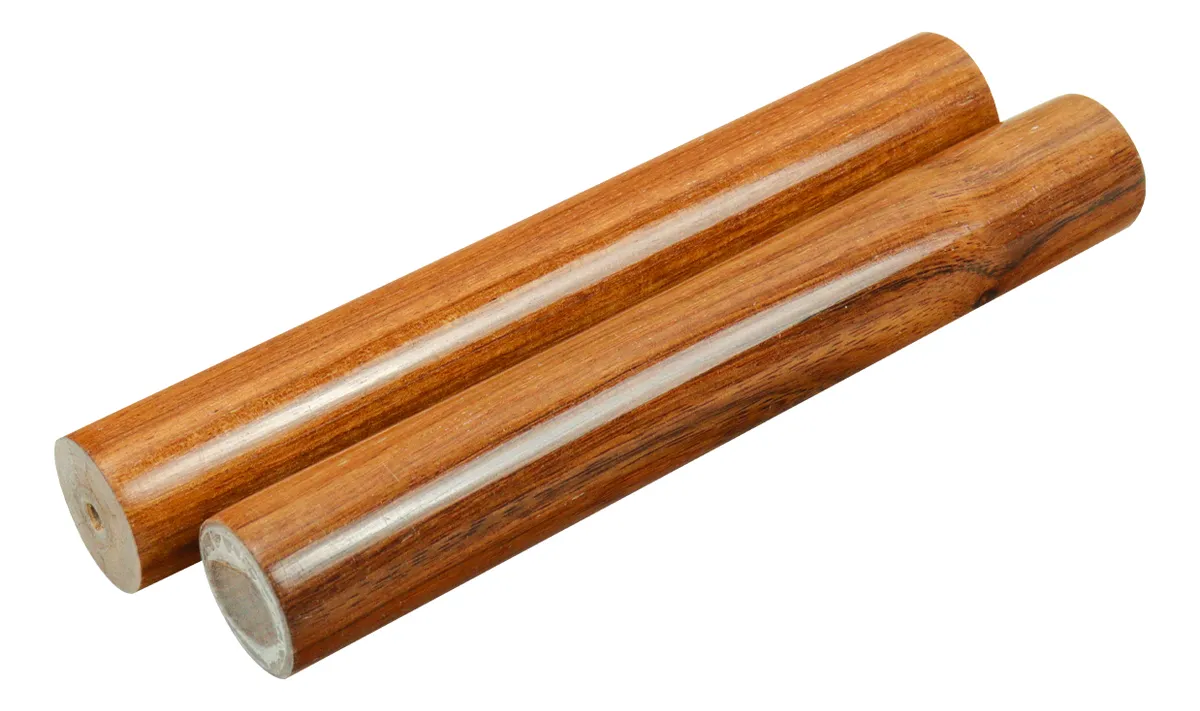 1 Par De Claves Madera Granadillo 17 Cm