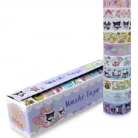 Washi Tape Cinta Decorativa 10 Piezas Kawaii Yqs-400 Kuromi Kuromi