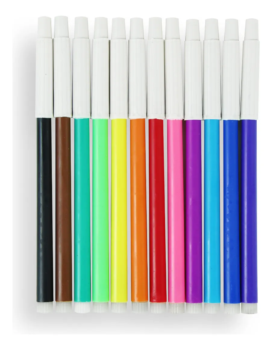 12 Paquetes De Plumines Lavables Económicos Color Pen - Imagen 3