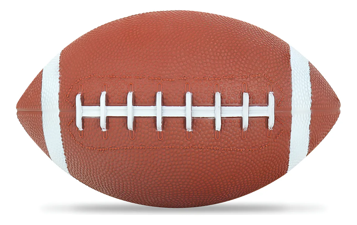 Balón De Futbol Americano Vulcanizado 24.5 Cm Café Infantil