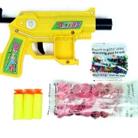 4 Pack Juguete Lanzadoras Pistola Hidrogel Niños Colores Surtidos
