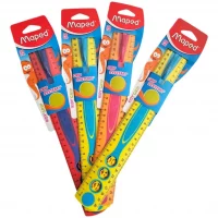 Regla Escolar De 30 Cm Maped Kidy Grip Colores Surtidos