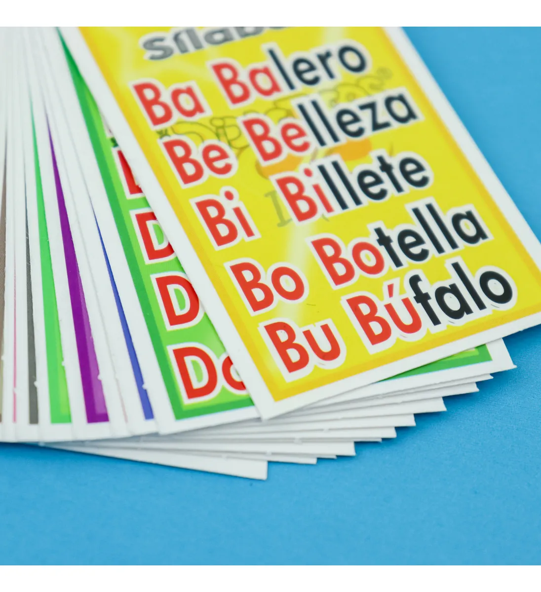 Llavero Didáctico Silabas Plastificado - Imagen 2