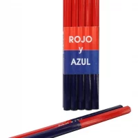 10 Lápiz Bicolor Hexagonal Jumbo (azul/rojo) Vaga