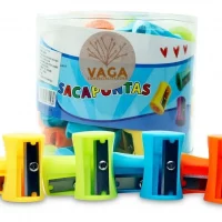 Sacapuntas Escolar Economico De Colores Bote Con 72 Pzs