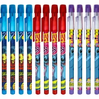 12 Lapiz Con Goma Puntillas Intercambiables De Stitch Stitch