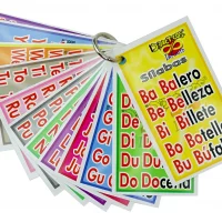 Llavero Didáctico Silabas Plastificado