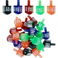 25 Pirinolas Grandes 4 Cm Colores Tradicional Didactico