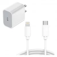 Cargador Para Iphone 14 Pro Max 20w Blanco