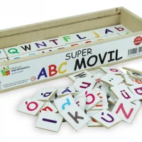 Abecedario Movil Alfabeto De Madera150 Pzs Primaria