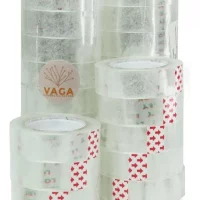 Cinta Adhesiva Tipo Diurex Transparente 2 Cm Paq 8 Piezas