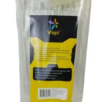 Barras De Silicón Blanco Vigo Transparente 1kg 7mm X 24.5cm