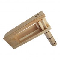 Matraca De Madera Artesanal Juguete Típico 12.6 Cm
