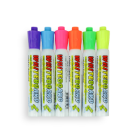 6 Plumones De Colores Para Pizarrón Blanco Marcadores Colores