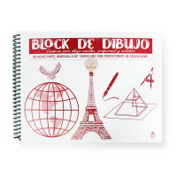 Block Marquilla P Dibujo 20 Hojas Blancas Gruesas P Arte