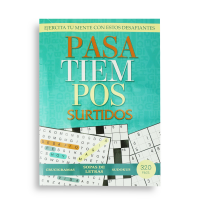 Libro De Pasatiempos Surtidos 320 Páginas De Entretenimiento