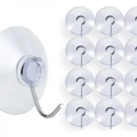 12 Chupones Con Ganchos De Plastico Colgador