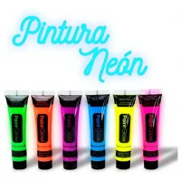 24 Tubo Pintura Fluorescente Neon Corporal Maquillaje Luz Uv