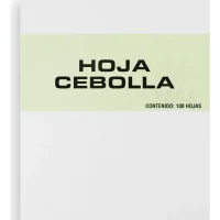 Block Con 500 Hojas Papel Cebolla Transfer 28 Cm X 21.5 Cm