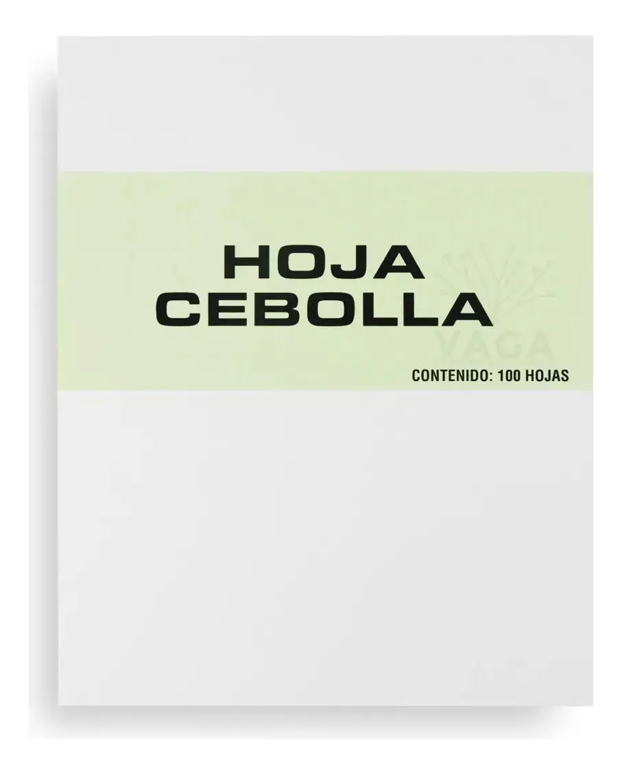 Block Con 500 Hojas Papel Cebolla Transfer 28 Cm X 21.5 Cm