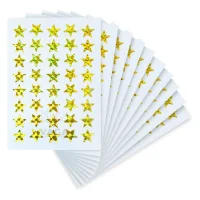 400 Estrellitas Adhesivas Chica Dorada